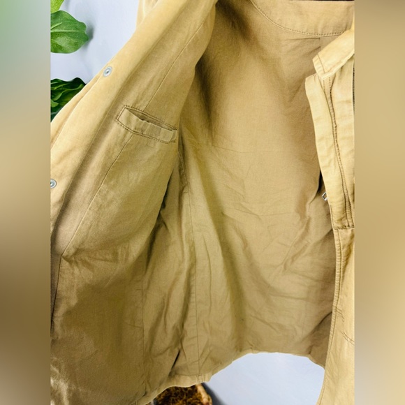 Men’s All Saints Army Light Khaki Green Bayonet Multi pocket Military Jacket - Picture 8 of 12